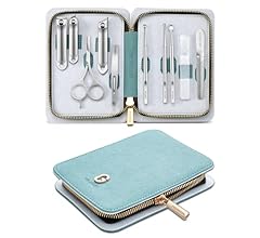 MR.GREEN Manicure Set 10 in 1, German Stainless Nail Clippers Set, Full Function Personal Nail Care Kit, Portable Travel Na…