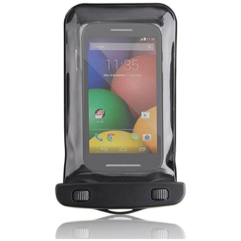 InventCase Waterproof Bag Case for Motorola Moto X/Moto G/Moto E - Black Cover
