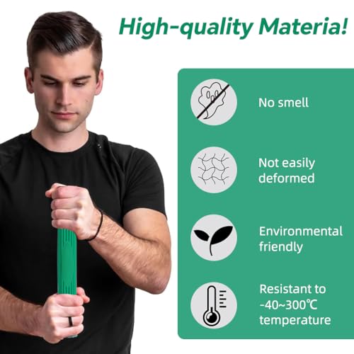 Image of Proberos 15 Lbs Resistance FlexBar, 12.4 Inch Twist Bar, Hand and Forearm Strengthener, TPR Forearm & Hand Strengthener for Tennis Elbow, Golfers Elbow Pain Relief, Injury Rehab, Fitness & Travel Use