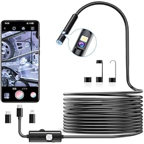 WiFi内視鏡カメラ ＆ 3Dカメラ Amazon.co.jp: ファイバースコープ デジタル内視鏡 1080P HD デュアル