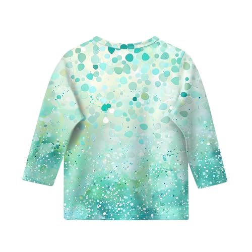 Girls 3/4 Length Sleeve Shirts Round Neck Boho Floral Print Loose Casual Blouses Floral Print Tshirts3