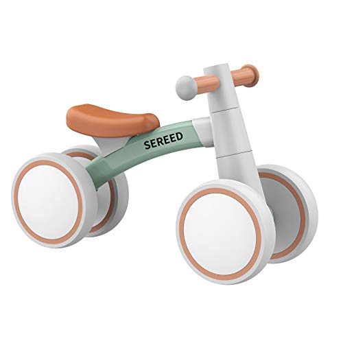 SEREED Baby Balance Bike for 1 Year Old Boy Girl, First Birthday Gift Toy