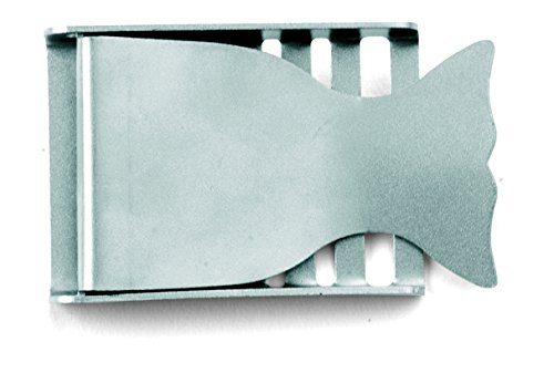 Best divers fi0106 Whale Stainless Buckle, Silver