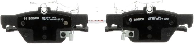 QuietCast BC1808 Premium, Ceramic Disc Brake Pad Set - Rear