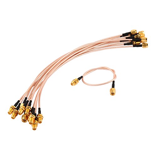 uxcell RP-SMA Male to RP-SMA Female RF Connector Pigtail Cable