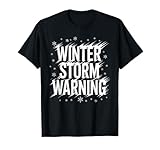 Winter Storm Warning Weather Meteorologist Alert - T-Shirt