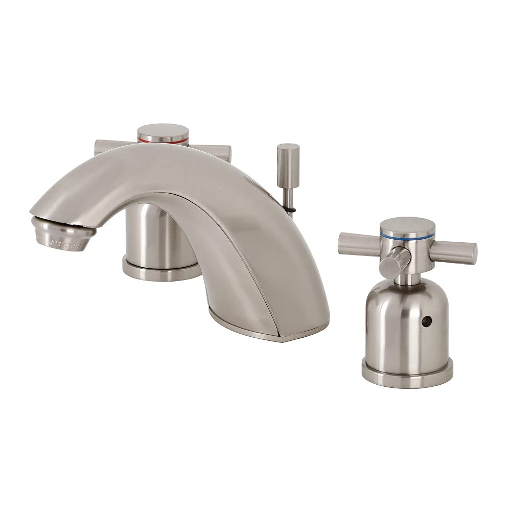 Robinet de toilette large Kingston Concord avec vidage pop-up ajustable de 4 à 8 cm