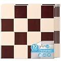 Art3d 10-Pack Heavy-Duty Peel and Stick Backsplash, 12x12 Inch Self-Adhesive Wall Tile Stick on Kitchen Countertop, Red-Brown & Warm White