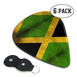Ensemble de 6 médiators de guitare avec drapeau jamaïcain pour guitare acoustique, guitare électrique, basse, ukulélé… - Les Beatles, Paul McCartney, John Lennon, RIngo Starr, George Harrison Ensemble de 6 médiators de guitare avec drapeau jamaïcain pour guitare acoustique, guitare électrique, basse, ukulélé… – Image 2