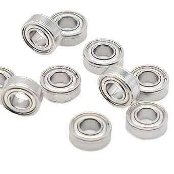 5 Cuscinetti A Sfera In Acciaio Inox MR95ZZ - 5x9x3 Mm, Schermati, Marca Uxcell
