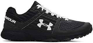 Under Armour Men's Yard Trainer Baseball Shoe, Black (004)/Black, 11