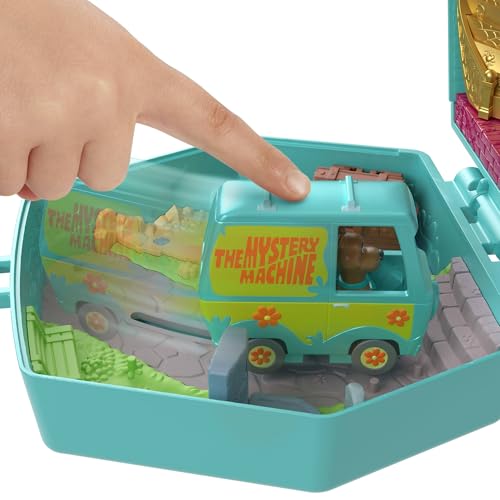 ​Polly Pocket x Scooby Doo Partnership Compact, Micro Dolls & Playset