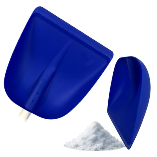 Crisalide® Pala Multiuso da Neve Senza Manico – Badile Professionale in Plastica Rinforzata 29x33 cm – Resistente da -50° a +70° – Ideale per Neve, Detriti, Auto, Giardino