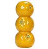 Decoración y función versátiles: el juego de jarrones de frutas de cerámica es perfecto para guardar flores frescas (por ejemplo, rosas, margaritas), ramos secos o incluso como decoración independiente. Adecuado para encimeras de cocina, mesas de café de sala de estar (centro de mesa), mesitas de noche de dormitorio u escritorios de oficina.
