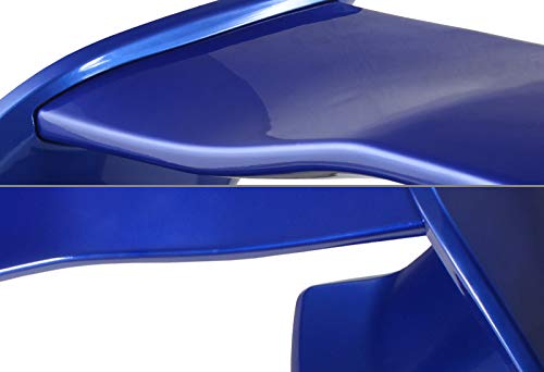 EPARTS 5 Piece Blue Painted ABS Rear Spoiler Wing Trunk Lid Extended Spoiler White Painted Compatible with 2015-2021 Subaru WRX STI