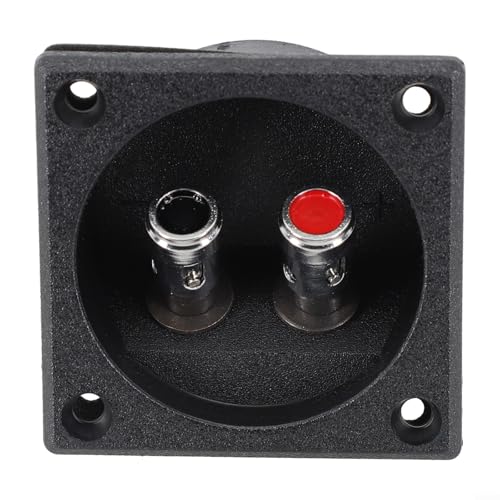 Connecteur rond à ressort pour haut-parleur - Fil à souder direct en métal pour installation personnalisée de maison, hôtel, hall - Argenté