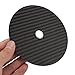Carbon Fiber CD Mat, Improve Listening Experience, Full Sound Quality, Sturdy, Suitable for All CD Players with 0.2mm Thick (Black)