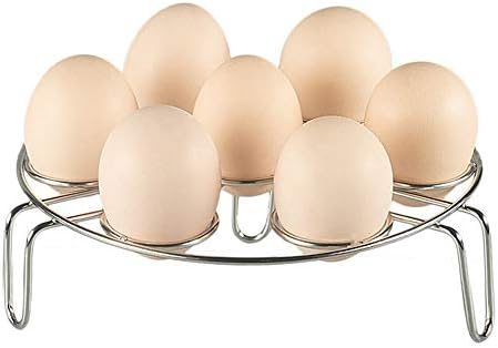 Egg Steamer Rack Alamic Egg Rack Steamer Trivet Basket Stand for Instant Pot Accessories and Pressure Cooker Accessories Stainless Steel Heavy Duty