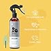kin+kind Dog Coat Spray (12 fl oz) - Deodorizing Patchouli Formula with Long Lasting Dog Cologne Scent with Aloe Vera - Safe, Natural Odor Eliminator for Dogs - Made in USA (Patchouli)