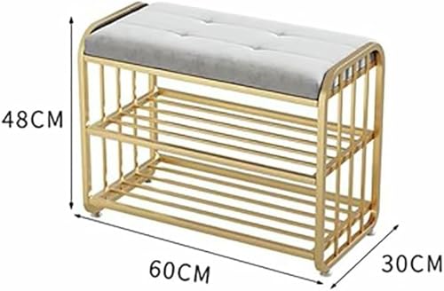 Chaussures banque de rangement robuste supportant 100 kg avec coussin