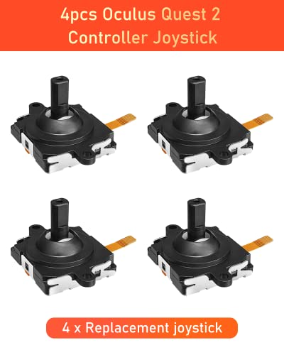 Joystick Replacement For Meta Quest 2/ Oculus Quest 2 Controller (4 Pack), Aojaki Meta Quest 2 Accessories Joystick Analog Thumb Stick For Oculus Controller #TOP5