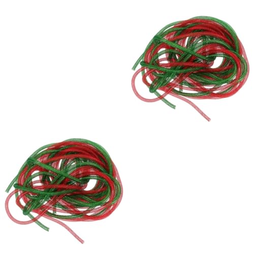 Malla en tubo flexible para hacer guirnaldas y manualidades de festival, 2 unidades 2