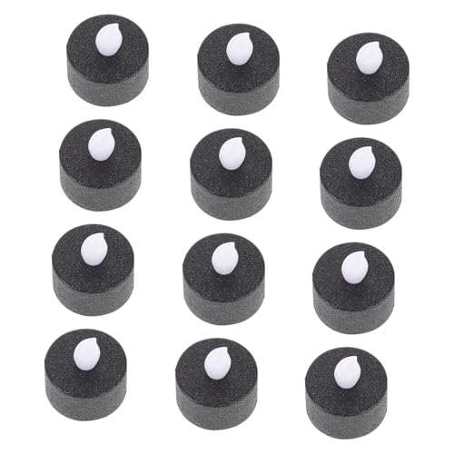 Velas de plastico LED sin llama contra manchas de cera decoracion hogar pack de 12