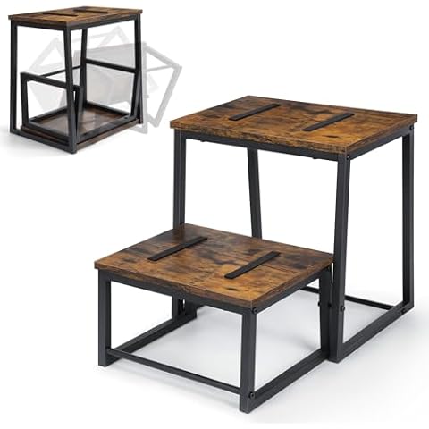 Vrisa 3-in-1 Wood Step Stool Cover
