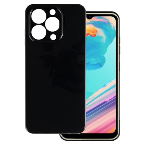 OAGELIM �P�[�X Oukitel C3 2025 �Ƃ̌݊������� Case �ϏՌ�TPU�\�t�g�t���L�V�u���W�F���ی�d�b�J�o�[ �σX�N���b�`���~���^���[���x���̑ϗ��� (�u���b�N)