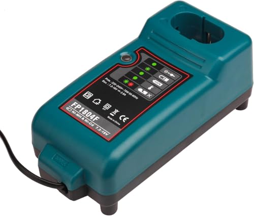 Cargador de batería 7.2V-18V de alta eficiencia para Makita DC7100 y Dc18se laipuduo
