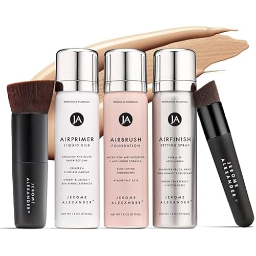 Jerome Alexander Magic Minerals Airbrush 5pc System - Bright Light