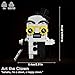 Art The Clown Building Block Set, Horror Villain Action Figure Model Kits with Yellow Glasses, Classic Movie Toy for Adult Fans and Teens Age 6+, Birthday Holiday Collectible Gift