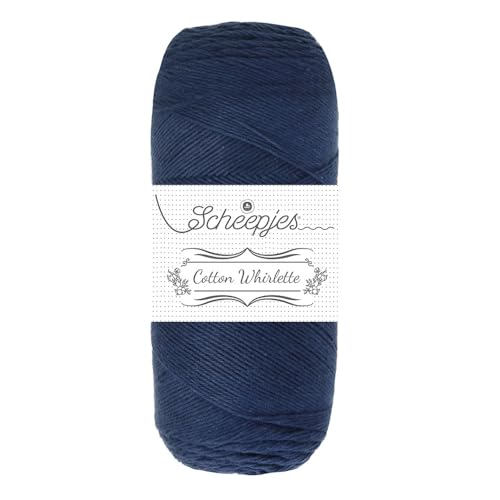 Scheepjes Cotton Whirlette Yarn, 1 Skein (100 g) - Color 819 Elderberry