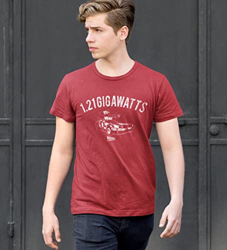 Back To The Future Movie The B Team Red Adult T-Shirt Tee #TOP2