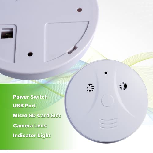 Etlin Security Camera Indoor With Smoke Detector, Nanny Camera For Home And Office, 1080P Surveillance Camera With Motion Detection And Night Vision #TOP1