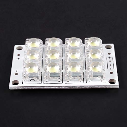 Spacesea 3V-5V-12 LED Super luminoso Piranha LED