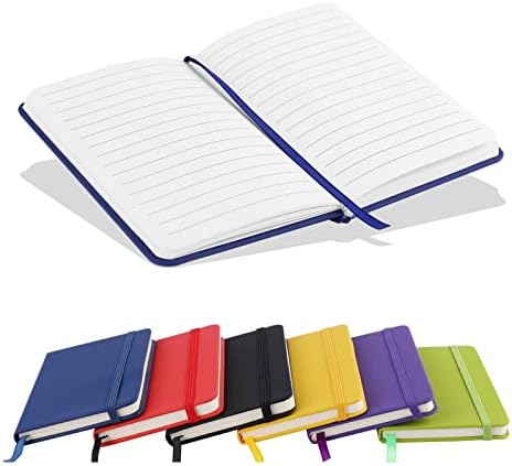 A6 Notebook, Pocket Notebook Small Notebooks Hardback Notebooks A6 Notepad Journal 160 Pages (80 Sheets)- Red