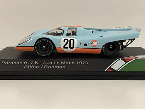 Miniatura CMR Porsche 917 K Gulf 1:43 Azul Claro/ Naranja miniatura 4