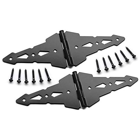 Nationwide Industries - 8" Contemporary Gate Strap Hinge (Black) NW38944Q Cover