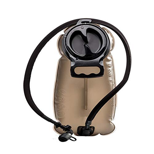 SHJMANPA 2L Hidratación Vejiga Spoarts Agua Vejiga Viaje Depósito BPA Libre de BPA Aprobado por la FDA Agua Vejiga a prueba de fugas Paquete de hidratación, verde