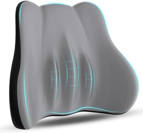 Lumbar Support Pillow, Memory Foam Lumbar Pillow for Lower Back P...