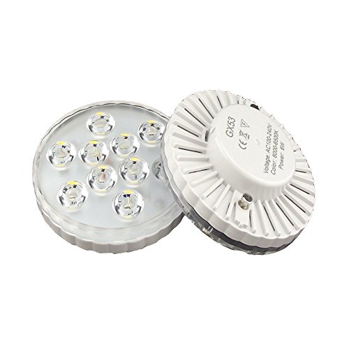 Bonlux Led Gx53 Under Cabinet Lights 5 Watts Warm White Led Gx53 Puck Light For Cabinet, Showcase, Exhibition, Shop Showroom Lighting(Pack Of 4) #TOP3