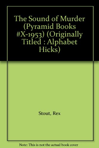 The Sound of Murder (Pyramid Books #X-1953) (Or... B0014D1XEY Book Cover
