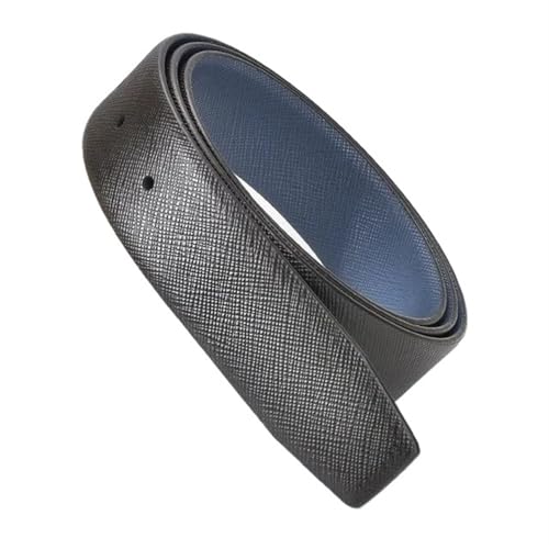 For Replacement Headless Belt Men's Leather Without Buckle Double-sided Head Leather 34mm