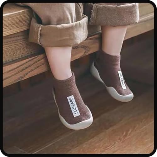 Tiny Explorings Sock Shoes, Baby Boy Girl Non-Skid Walking Shoes, Breathable Sock Shoes Protect Toes Indoor Outdoor4
