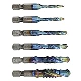 3 en 1 toque de broca: adecuado para perforar, golpear y cortar metal ligero, aluminio, hierro, tabla de madera delgada, tablero de plástico y otros materiales dentro de 5 mm