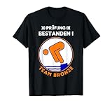 Team Bronze Schwimmabzeichen Prüfung bestanden Schwimmer T-Shirt