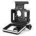 SOONSUN Blackout Side Open Skeleton Housing Case with Skeleton Backdoor for GoPro Hero 4 Black, Hero 4 Silver, Hero 3+, Hero 3 Action Cameras