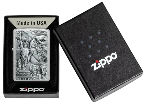 Encendedor Zippo American Icons Street Chrome miniatura 6