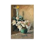 Carl Larsson Stillleben mit Blumen, Kunstposter für die 